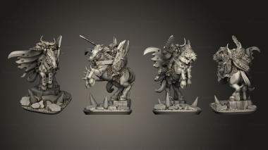 Military figurines Varus Miniatures Champion of the End Times 3d model