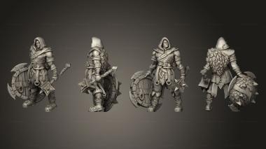 Military figurines Verdant Cell Leader A 3d model