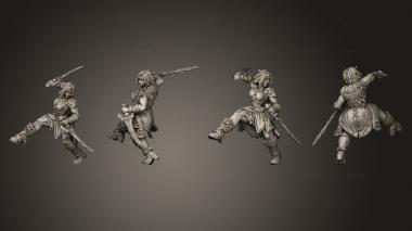 Military figurines Verdant Rogue B 3d model