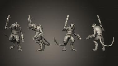 Military figurines Vermin Gren V 2 3d model