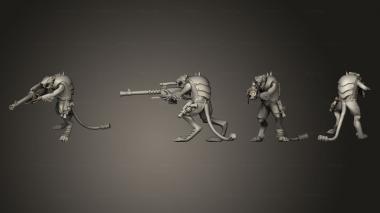 Military figurines Vermin Heavy V 1 3d model
