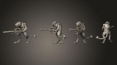 Military figurines Vermin Heavy V 3 3d model