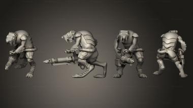 Military figurines Vermin Mine Lzr V 1 3d model