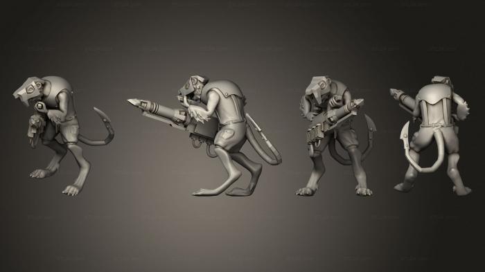 Military figurines (Vermin Mine Lzr V 2, STKW_14348) 3D models for cnc