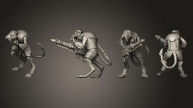 Military figurines Vermin Mine Lzr V 2 3d model