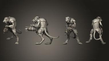 Military figurines Vermin Mine Lzr V 3 3d model