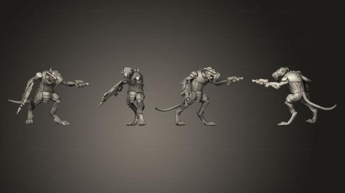 Military figurines (Vermin Pistol Rifle V 1, STKW_14350) 3D models for cnc