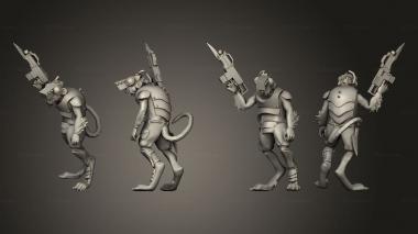 Military figurines Vermin Rifle V 3 3d model