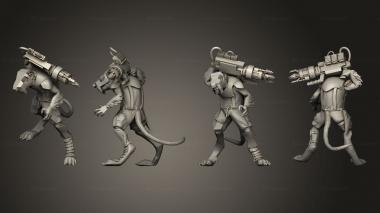 Military figurines Vermin Seismic V 2 3d model