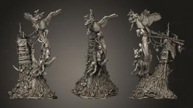 Military figurines Man Eaters II Great Bone Effigy 3d model