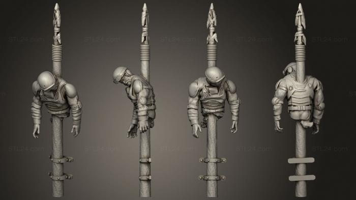 Military figurines (victim 06, STKW_14383) 3D models for cnc