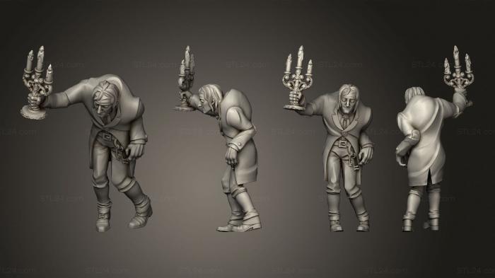 Military figurines (Victorian Igor Long Hair, STKW_14390) 3D models for cnc