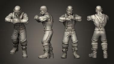 Military figurines Victorian Underground Boxer 3d model
