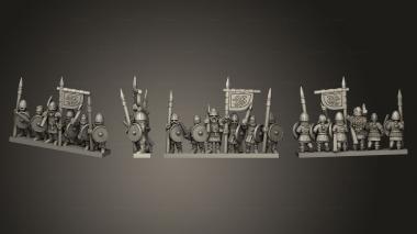 Military figurines VIKING KING HARALD HARDRADA 2 3d model