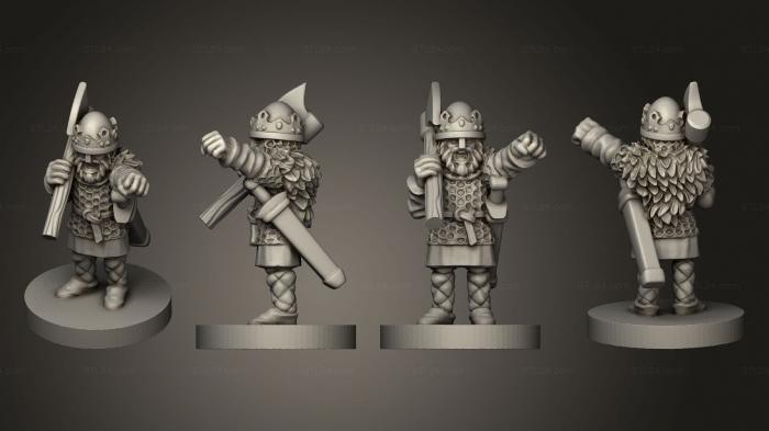 Military figurines (VIKING KING HARALD HARDRADA, STKW_14394) 3D models for cnc