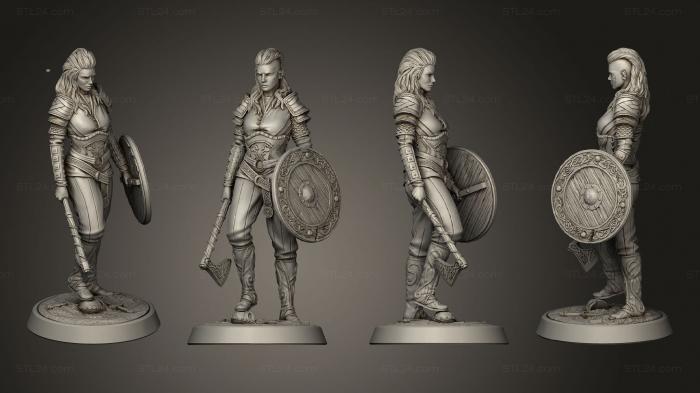 Military figurines (Viking Pirate, STKW_14399) 3D models for cnc