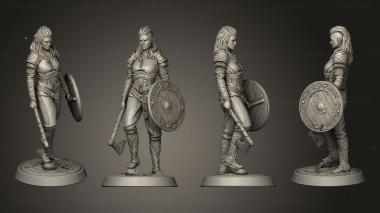 Military figurines Viking Pirate 3d model