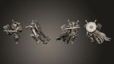 Military figurines Vikings Gods and Heroes Einherjar 1 3d model