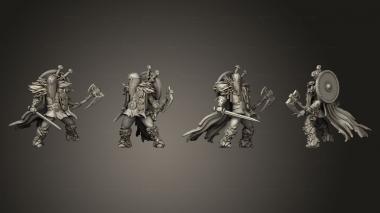Military figurines Vikings Gods and Heroes Einherjar 2 3d model