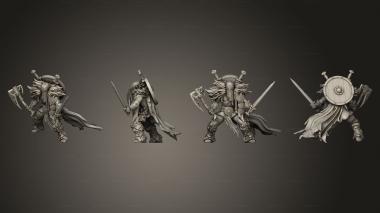 Military figurines Vikings Gods and Heroes Einherjar 3 3d model