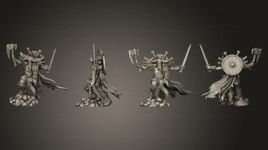 Military figurines Vikings Gods and Heroes Einherjar Boss 3d model