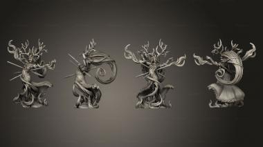 Military figurines Vikings Gods and Heroes Gullveig Spears 3d model