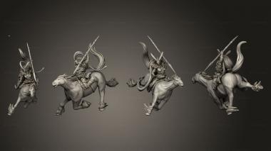 Military figurines Vikings Gods and Heroes Mounted Valkyrie 2 3d model