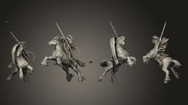 Military figurines Vikings Gods and Heroes Mounted Valkyrie 3 3d model