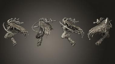 Military figurines Vikings Gods and Heroes Skadi reparee 3d model