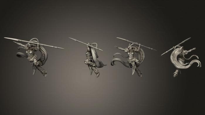 Military figurines (Vikings Gods and Heroes Valkyrie 2, STKW_14433) 3D models for cnc