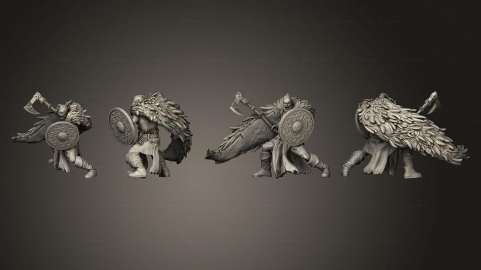Military figurines (Vikings Gods and Heroes Viking warrior 1, STKW_14436) 3D models for cnc