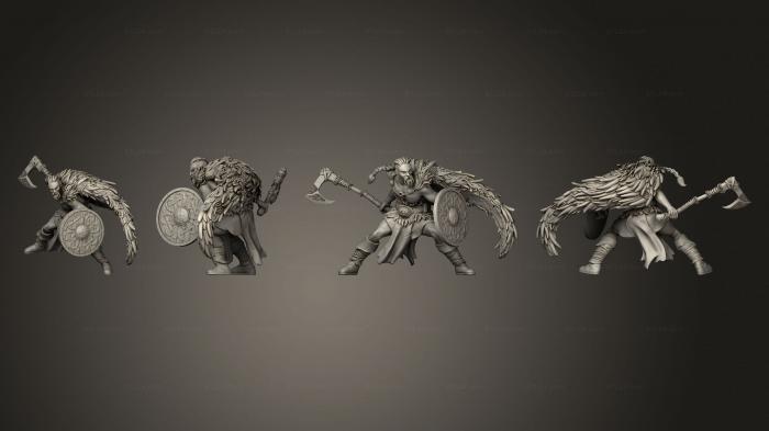 Military figurines (Vikings Gods and Heroes Viking warrior 2, STKW_14437) 3D models for cnc