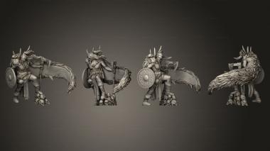 Military figurines Vikings Gods and Heroes Viking warrior Boss 3d model