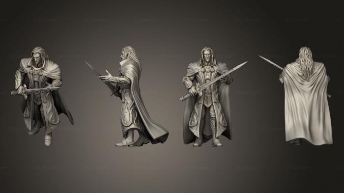 Military figurines (Viktor Vampire Lord 04, STKW_14443) 3D models for cnc