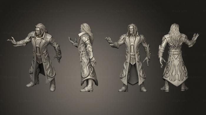 Military figurines (Viktor Vampire Lord 07, STKW_14446) 3D models for cnc