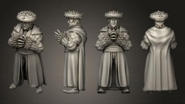 Military figurines Villager Merchant 3d model