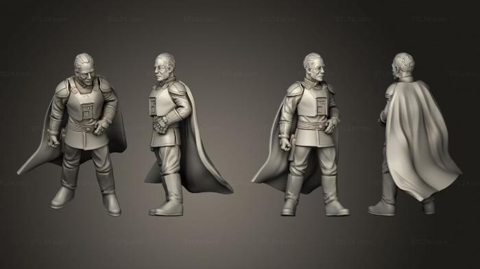 Military figurines (Viscount Authority nosword, STKW_14454) 3D models for cnc