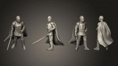 Military figurines Viscount authority viscount sword 3d model