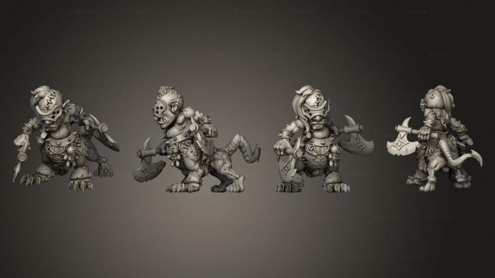 Military figurines (Vistor the Bloody Trace, STKW_14457) 3D models for cnc