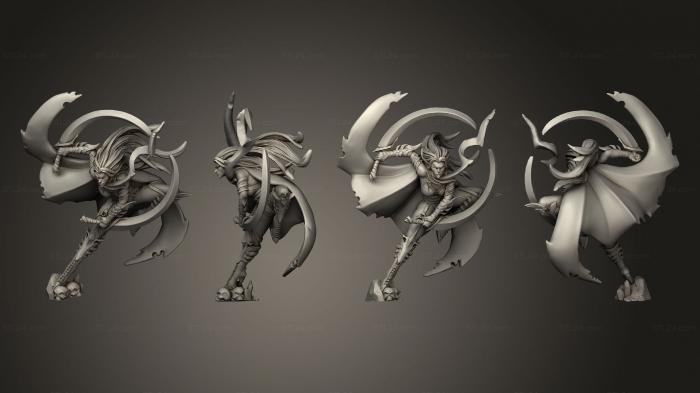 Military figurines (Vixx Master Assassin, STKW_14458) 3D models for cnc