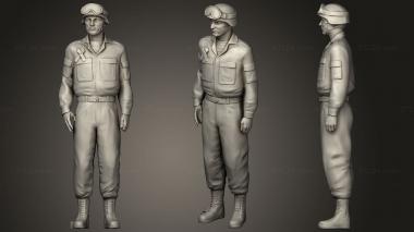 Military figurines Man in military uniform 0116 11 3d model