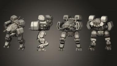Military figurines VKG 2 F 4 3d model
