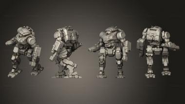 Military figurines VND 1 SIB 4 3d model