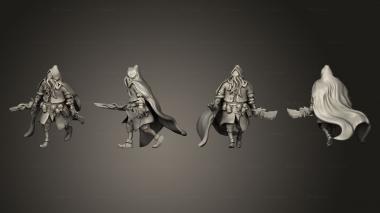 Military figurines Void Adventurer Walking 3d model