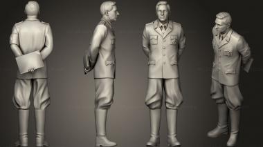 Military figurines shtirlits 3d model