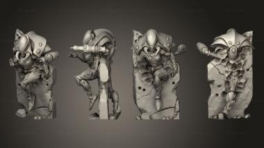 Military figurines Void Climbers VC 3 3d model