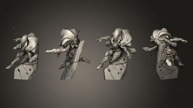 Military figurines Void Climbers VC 4 3d model