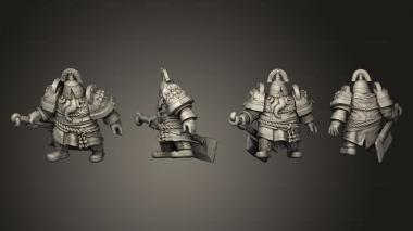 Military figurines Voidflayer Guardian 3d model