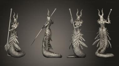 Military figurines Volcanic Salamander Attacking Large 3d model