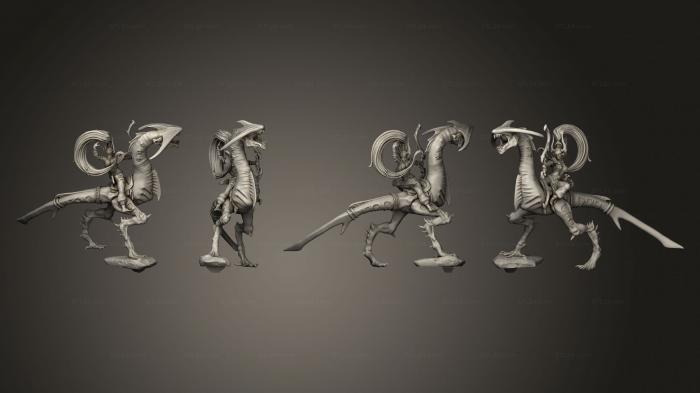 Military figurines (Voluptuaris Chasers A Base 001, STKW_14482) 3D models for cnc